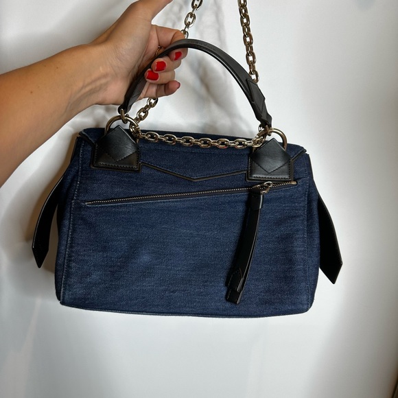 Givenchy ID denim Givenchy Women's Blue Id Medium  Shoulder Bag jeans small - Picture 3 of 15